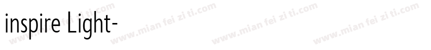 inspire Light字体转换